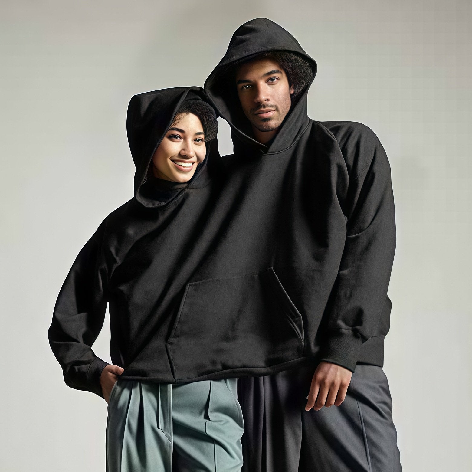 🎁Last Day Promotion 49% OFF🔥Matching Grey Hoodies for Couples, Couple hoodies, Double hoodies, Couple sweaters