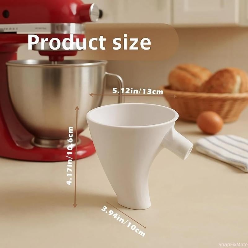 🔥LAST DAY 50% OFF - ✨Flour Funnel for Kitchen Aid Stand Mixer