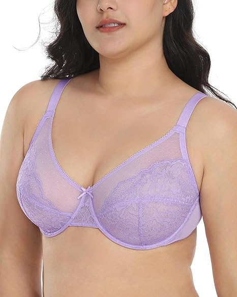 🔥2025 HOT SALE-49% OFF🔥Unlined Comfort Unpadded Full Coverage Plus Size Underwire Br5